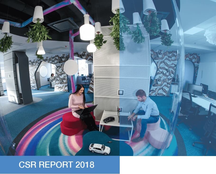 PDF presentation of the CSR Report 2018 - NTT DATA romania